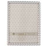 Lawrence Frames Metal çerçeve, halat tasarımı, 12,7 x 17,8 cm, gümüş rengi