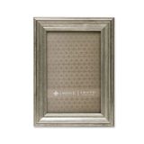 Lawrence Frames Sutter cilalı fotoğraf çerçevesi, Gümüş, 4 by 6-Inch