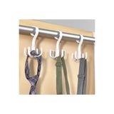 lawrenceshop 1 Adet Pratik 4 Askılı 360 Derece Hareketli Dolap Içi Aksesuar Askısı Mutfak Banyo Askısı