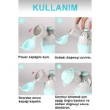 lawrenceshop Kız Çocuk Pembe Taşınabilir Sızdırmaz Lazımlık Seyahat Idrar Şişesi Hijyenik Portatif Lazımlık
