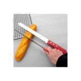lawrenceshop Servis Pratik 33 cm Keskin Tırtıklı Ekmek Bıçağı Ekmek Kesme Bölme Doğrama Bıçağı Metal Malzemesi