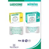 Laxicons Karnıyarık Otu Probiyotik 30 Kapsül & Nötriva Kalsiyum Magnezyum Çiğneme Tableti Seti