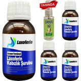 Laxoferin Şurup - 4 Adet + Çörek Otu Yağı / Bay Bayan Kullanımına Uygun 50 ml Şurup - 1 Adet