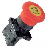 Lay5-Es542 22Mm Acil-Stop Butonu Bas-Çevir 40Mm