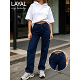 Layal My Beauty Alice Kadın Palazzo Power Likralı Süper Yüksek Bel Salaş Jeans Kot Pantolon Yeni Sezon 3 - 34 - Laci