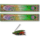 Layansaa Çubuk Tütsü Meditasyon 40 Adet 2 Paket + Tütsülük 1 Adet