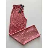 Layd Queen Fransız Kadife Pijama Altı - Gül Kurusu