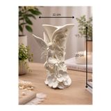 LayerOne Melek Figürlü Dekoratif Vazo/Biblo - 20 cm