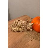 Layerone Modern Dekoratif Kedi Biblo 3D Baskı | Estetik Masa Ve Raf Süsü