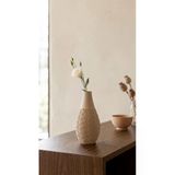 Layerone Motif İşlemeli Dekoratif Vazo - 17 Cm