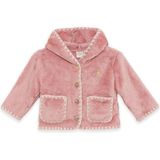 Layette Bg Store Kız Bebek Hırka %100 Polyester Pembe Renkli Yumuşak Kumaşlı Şık Tasarım - 9 Ay