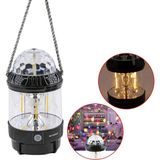 Layfhex Disko Toplu LED Kamp Lambası 20W Çok Fonksiyonlu Portatif El Feneri - Siyah - 20 W