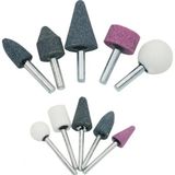 Layfhex Gravür Dremel Taşlama Ucu Mini Metal Ahşap Oyma Seti Parlatma Çapak Alma 10 Parça Matkap Uyumlu - 10'lu