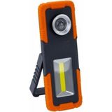 Layfhex Oto Tamirci El Feneri Şarjlı Mıknatıslı Zoomlu Askılı Kamp Magnet LED Lambası - Siyah