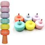 Layfhex Renkli Fosforlu Kalem Makaron Şeklinde Pastel Renk Keçeli Işaretleme Kalemi - Çok Renkli