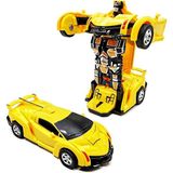 Layfhex Transformers Oyuncak Araba Bumblebee Robota Dönüşebilen Sarı