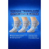 Laykmayk Kokmaz Gri Patik Kısa Kokmayan Spor ÇORAP-LYKM07