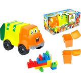 Laylay Toys Çöp Kamyonu Seti (30 Parça ) Anokulu Çocuk Eğitici Oyuncak - Çimento Kamyonu Seti (30 Parça )
