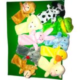 Laylay Toys Hayvan Figürlü Parmak Kukla - Renkli