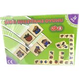 Laylay Toys Küme Eşleştirme Domino Oyunu Anaokulu Çocuk Zeka Oyunları - Şekil Eşleştirme Oyunu Domino Anaokulu Çocuk Akıl Oyunu