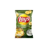 Lay's Yoğurt Mevsim Yeşillikleri Patates Cipsi Parti Boy 150 Gr ( 12 Adet)