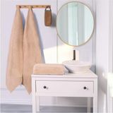 Layvera Banyo Havlusu 90X150 | 6'lı SET-%100 Pamuk-Bej-Yumuşak Doku - 90 x 150 cm