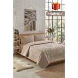 Layvera Welsoft Çeyizlik Yatak Örtüsü Seti 220X240 | Çift Kişilik+2 Adet Yastık Kılıfı+Yumuşak Doku+Peluş Yumuşak
