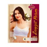Layza Form İnce Askılı Pedli Büstiyer, Beyaz, M Beden