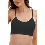 Layza Form Kadın Sütyen, Cup Bustier, Ince Pedli, Destekli, Dikişsiz, Siyah, M Beden