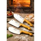 Lazbisa MFT-002 Gold Serisi Pide Börek Mutfak Salata Pizza Bıçak Kıyma Et Satırı Doğrama 3'lü Bıçak Set