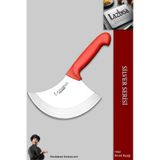 Lazbisa MFT-524 Silver Serisi Pide Börek Bıçağı Mutfak Bıçak Pizza Bıçak Kırmızı