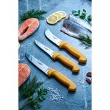 Lazbisa MTF-001 Gold Serisi Mutfak Et Ekmek Sebze 3'lü Bıçak Set