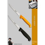 Lazbisa Mtf-057 Gold Incisive Serisi Balık Fileto Bıçağı Et Steak Bıçak Mutfak Bıçak Sarı