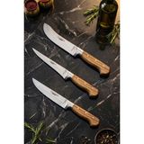 Lazbisa MTF-4572 Hand Craft Mutfak Et Ekmek Sebze 3'lü Bıçak Set