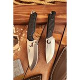 Lazbisa Outdoor Piknik Kamp Bıçağı Bıçak Kılıflı Mutfak Bıçak Bıçağı Çakısı Set ( KMPX03 )
