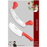 Lazbisa Silver Serisi Mutfak Bıçak Börek Bıçağı Pizza Pide Bıçağı Salata Kıyma Bıçağı 2 Li Set ( Mft-413)