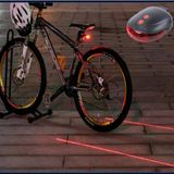 Lazer Güvenlik Şeritli Bisiklet Lambası