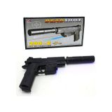 Lazer Işıklı Silah Oyuncak Desert Eagle Tabanca Boncuk Atan