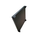 Lazer Kesim Mat Siyah Döküm Soba ve Şömine Altlığı 65X65 cm Sac Kalınlığı: 2 mm