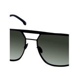 Lazer Kesim Uv Metal Güneş Gözlüğü 4802 - Mat Siyah