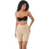 Lazer Kesim Yüksek Bel Paçalı Korse 2 Beden Küçültür Iz Yapmaz - 2XL