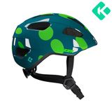 Lazer Nutz 2.0 Kineticore Çocuk Bisiklet Kaskı Green Dots Turnfit Blc2547893352