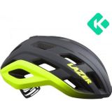 Lazer Strada KinetiCore Yol Kask Mat Koyu Gri Flash Sarı (S 52/56cm)