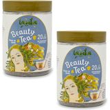 Lazika (2'li Set) Güzellik Çayı (Beauty Tea) - Yeşil Çay, Rooibos, Avokado Yaprağı, 2*20'li Non-Gmo Poşet - Bitki Çayı