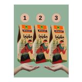 LAZİKA (Avantajlı 3'lü Set) Portakal-Bergamot Aromalı Siyah Çay (3x350 g) - İlk Hasat, Tozsuz