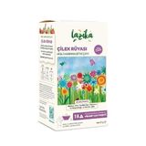Lazika Bitki Çayı – Çilek Rüyası, Rooibos ve Kuşburnu Aromalı, Meyveli & Çiçeksi, Kafeinsiz & Kalorisiz, 18'li Piramit Poşet