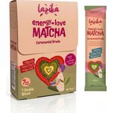 Lazika Love Matcha 7 Saşe (35 g) - Seremoni Matchası, Kolajen Peptit, Doğal Çilek-Çikolata - Bitki Çayı