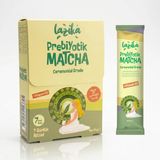 Lazika Prebiyotik Matcha 7 Saşe (35 g) - Seremoni Matchası, MPC80, Hindiba Lifi, Doğal Vanilya - Bitki Çayı