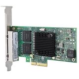 Lazmin PCI-E 4 Bağlantı Noktalı Ağ Kartı Adaptörü, PCI-E 1000-Mbit/S RJ45-Gigabit-Ethernet Ağ Kartı Dönüştürücü Intel I350 T4 PCI-Ex4 için