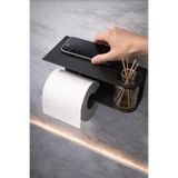 LAZORİAE Modern Çok Amaçlı Duvar Tipi Tuvalet Kağıdı Standı & Telefon Raflı Organizer